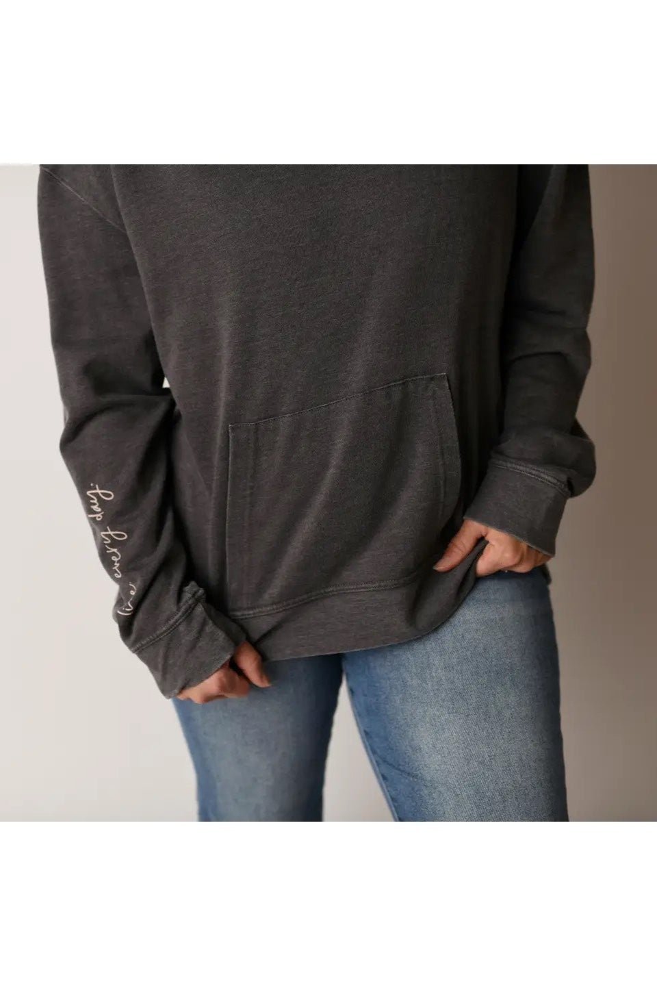 Live Every Day Vintage Wash Hoodie - The Nines