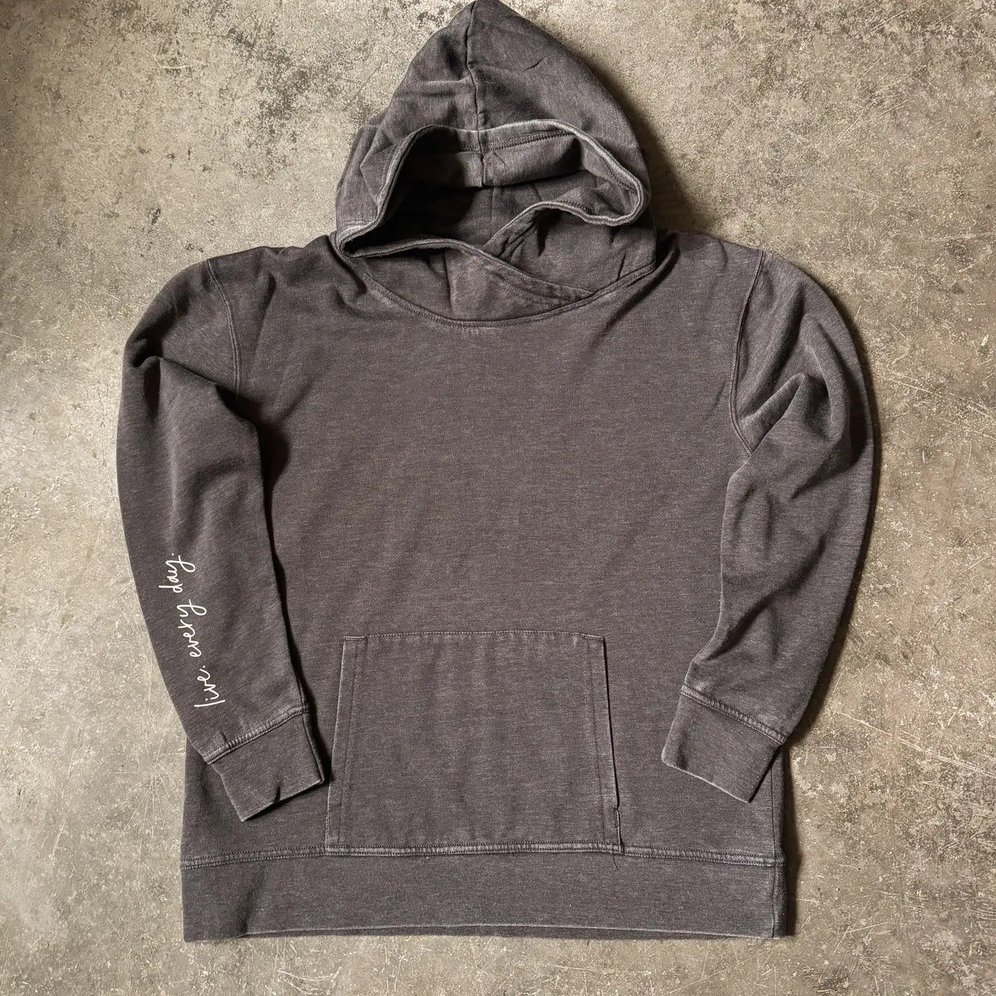 Live Every Day Vintage Wash Hoodie - The Nines