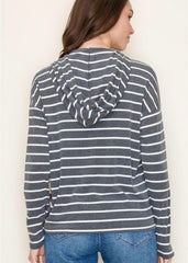 Cadence Striped Hoodies - 2 Colors!