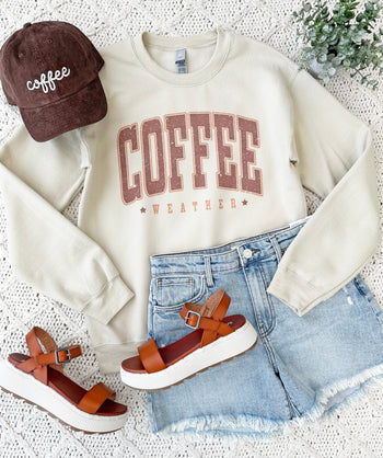 Coffee Weather Crew Neck