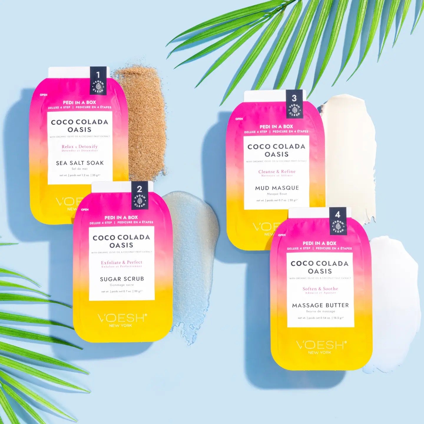 Pedi in a Box - Coco Colada Oasis - The Nines