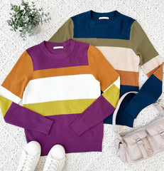 Bright & Bold Waffle Textured Top - FINAL SALE