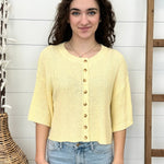 Knit Button Top - 2 Colors! - The Nines