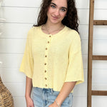Knit Button Top - 2 Colors! - The Nines