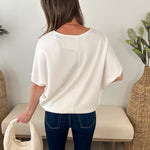 Scuba Soft Blush Dolman Top - The Nines