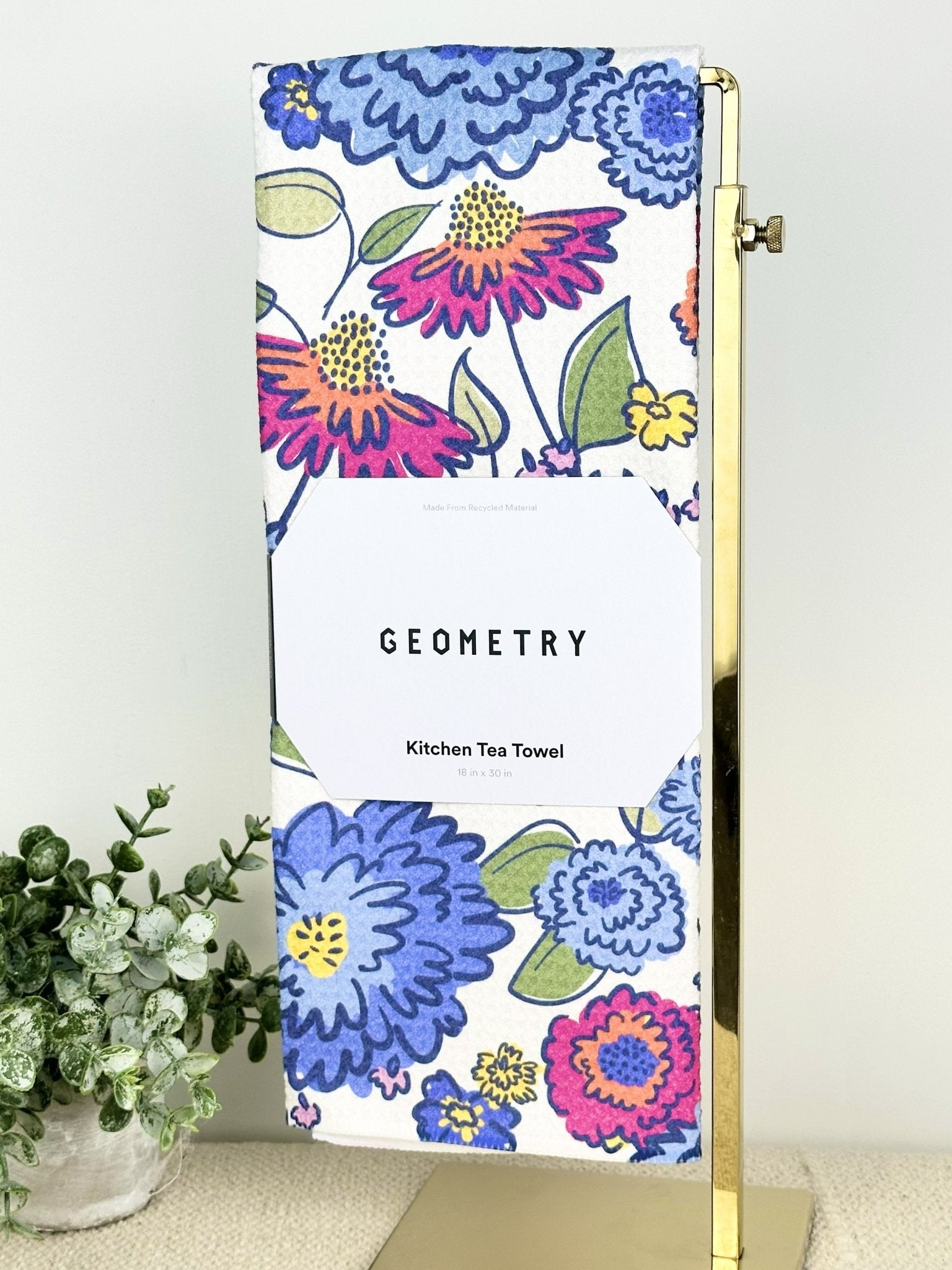 Painterly Meadow Tea Towel - The Nines