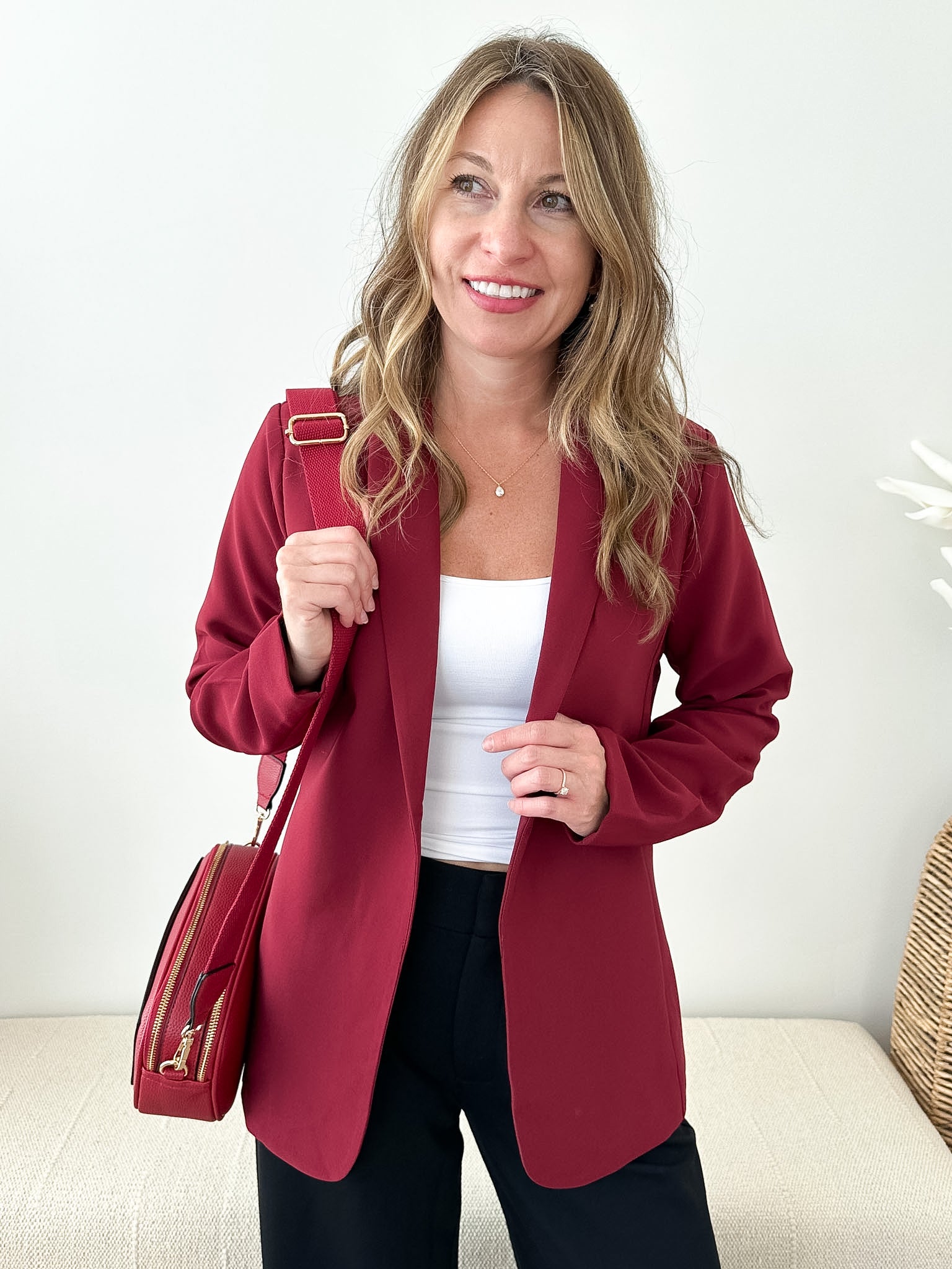 Woven Lined Blazer - 4 colors! - The Nines