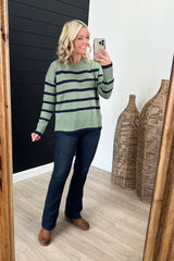 The Demi Striped Pullovers - 2 Colors!