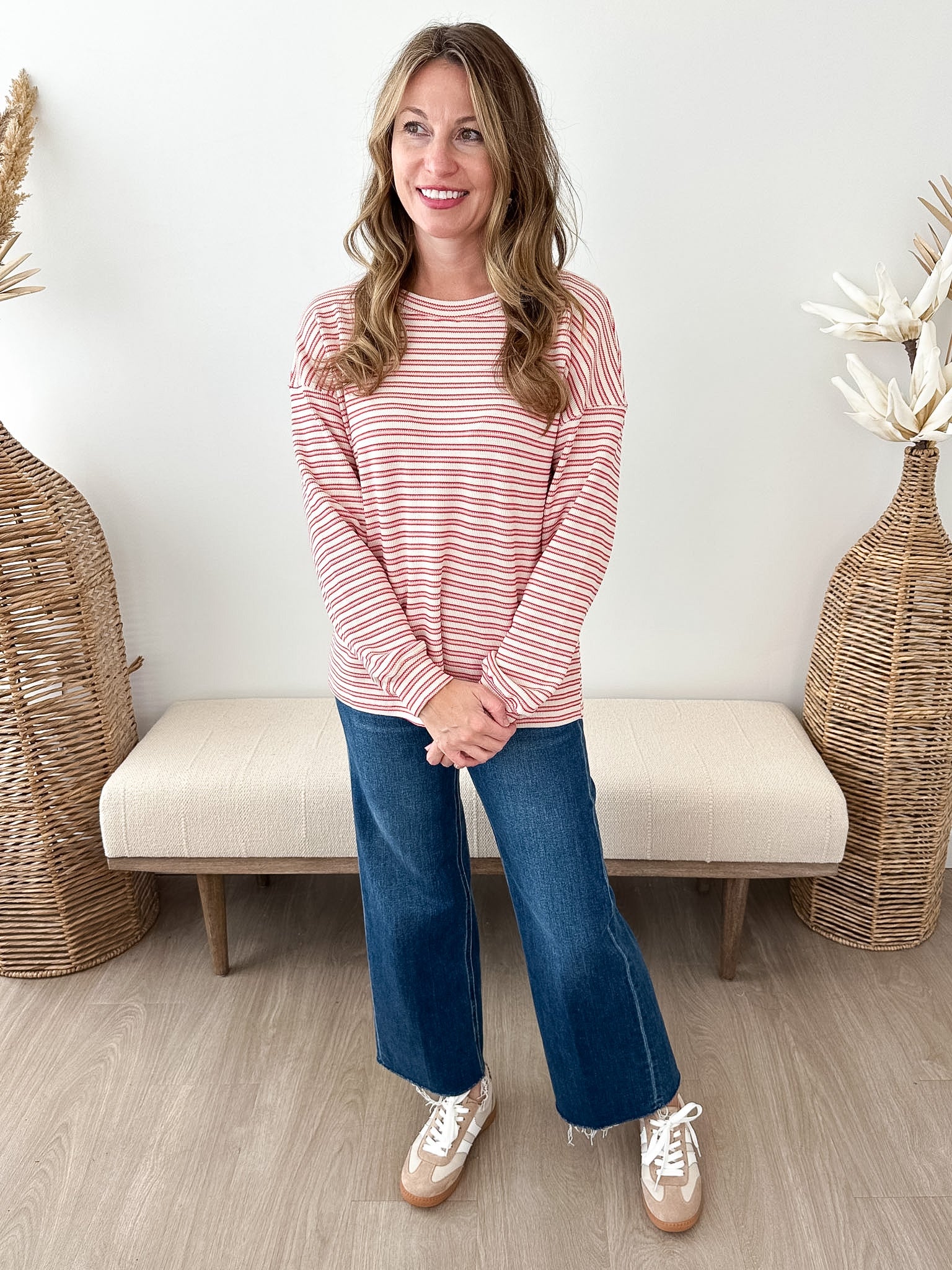 Novelty Striped Long Sleeve - The Nines