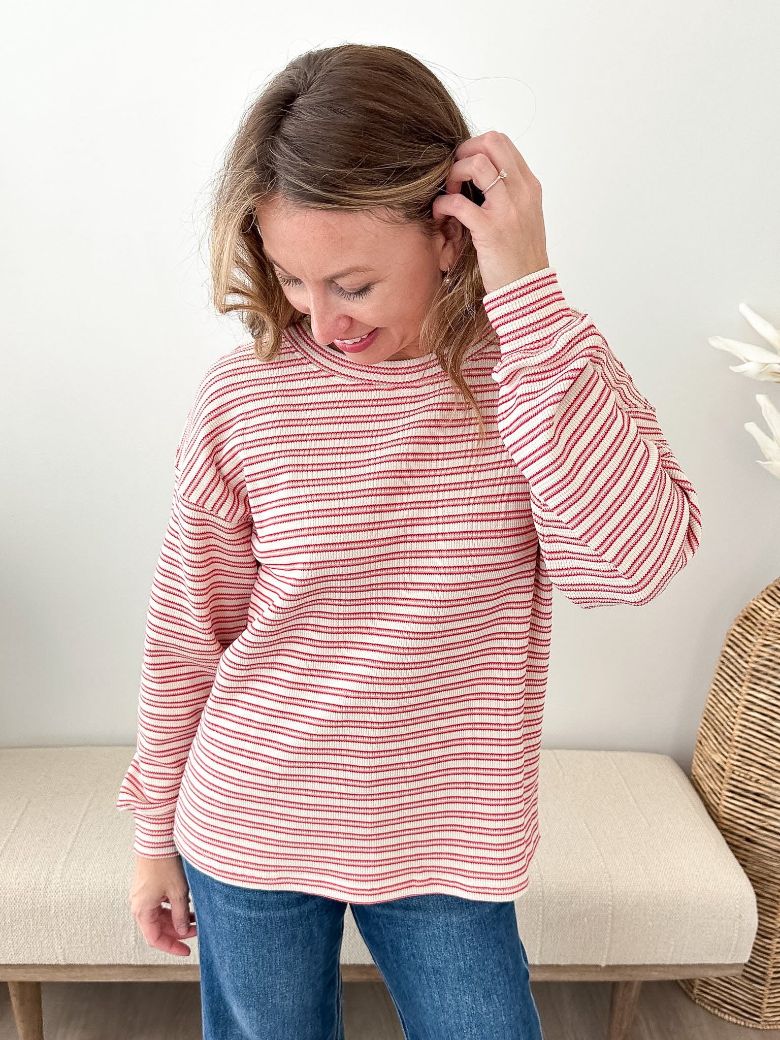 Novelty Striped Long Sleeve - The Nines