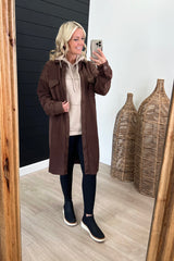 Long Fleece Shacket
