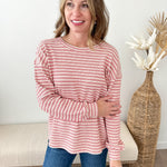 Novelty Striped Long Sleeve - The Nines