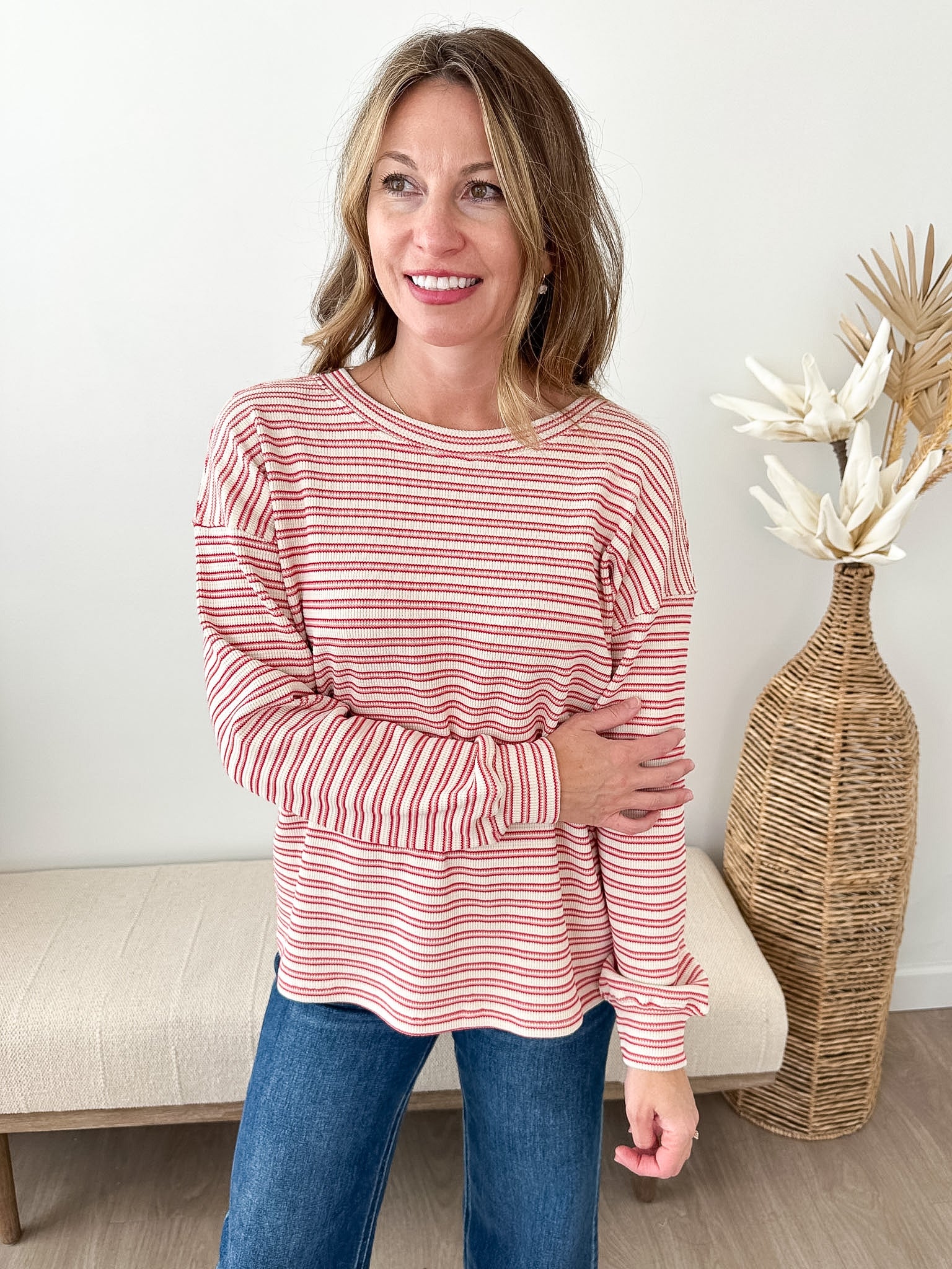 Novelty Striped Long Sleeve - The Nines