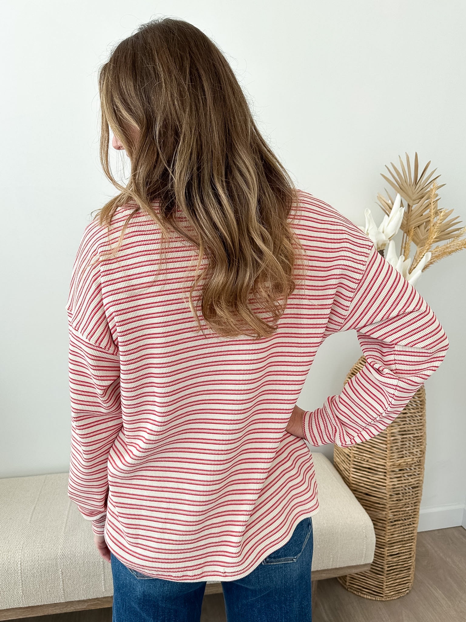 Novelty Striped Long Sleeve - The Nines