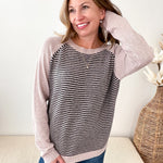 Contrast Striped Sweater - The Nines