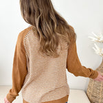 Contrast Striped Sweater - The Nines