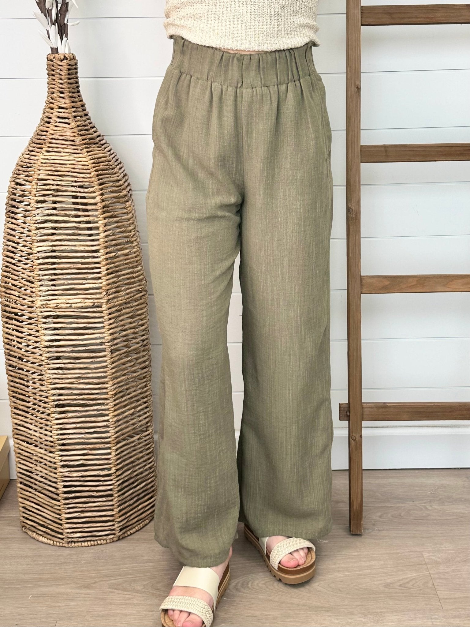 Somerset Olive Pants - The Nines