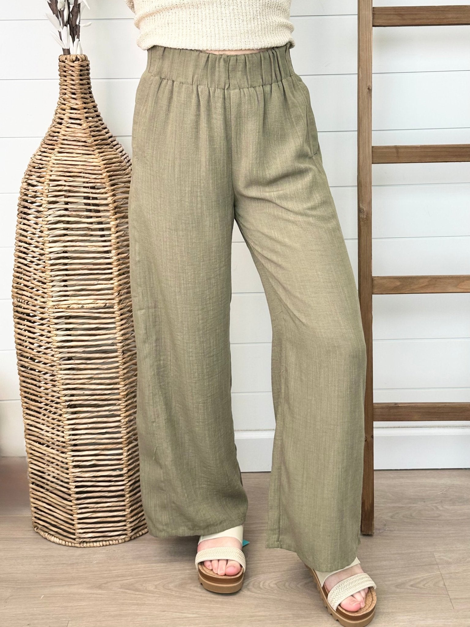 Somerset Olive Pants - The Nines