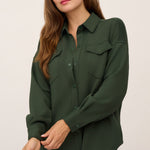 Scuba Shacket - 2 Colors! - The Nines