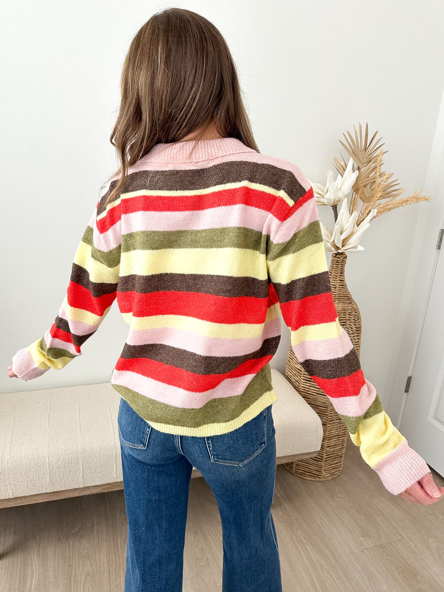 Block Party Polo Sweater