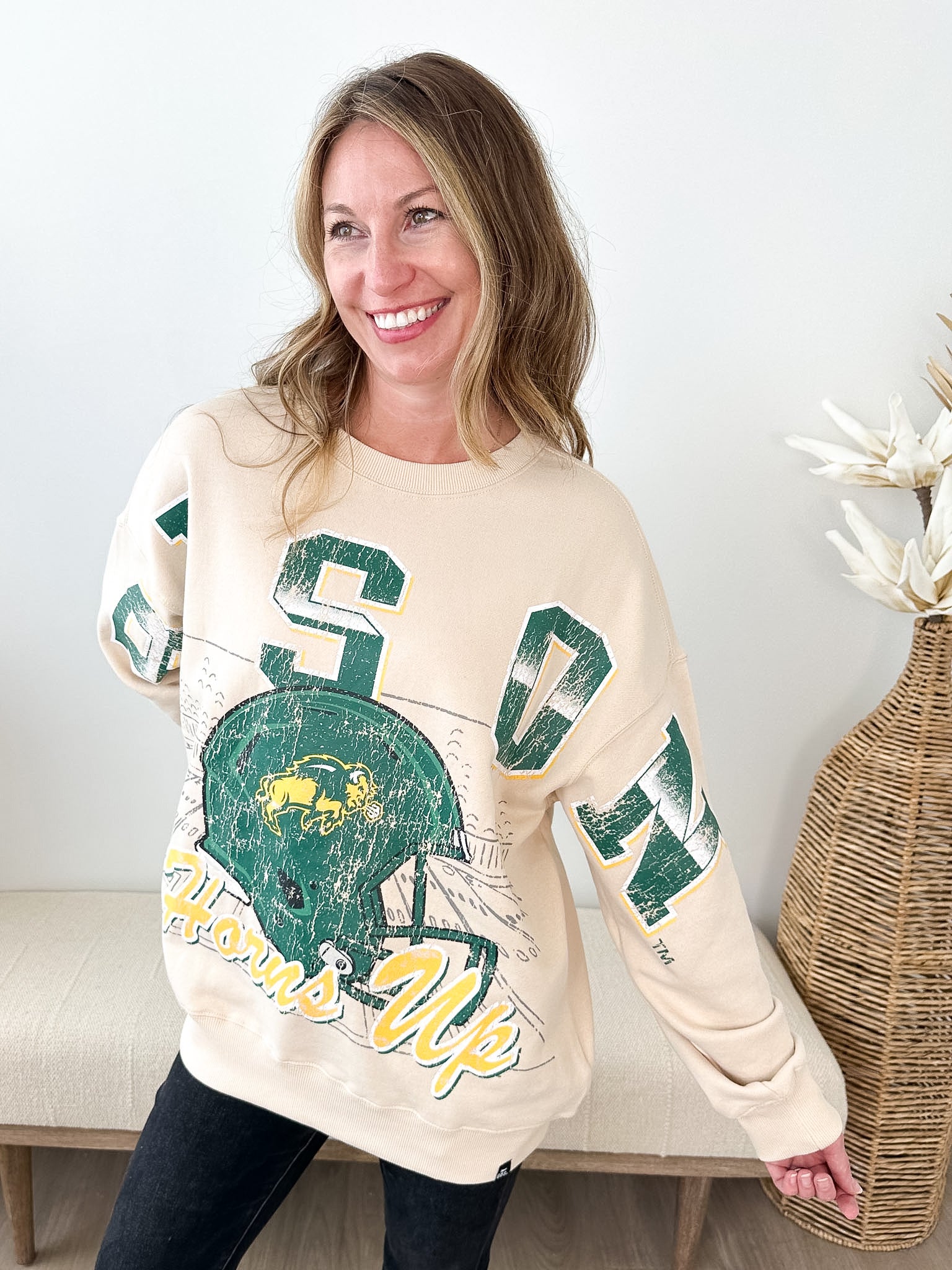 NDSU Homefield Lantern Sleeve Crew - The Nines