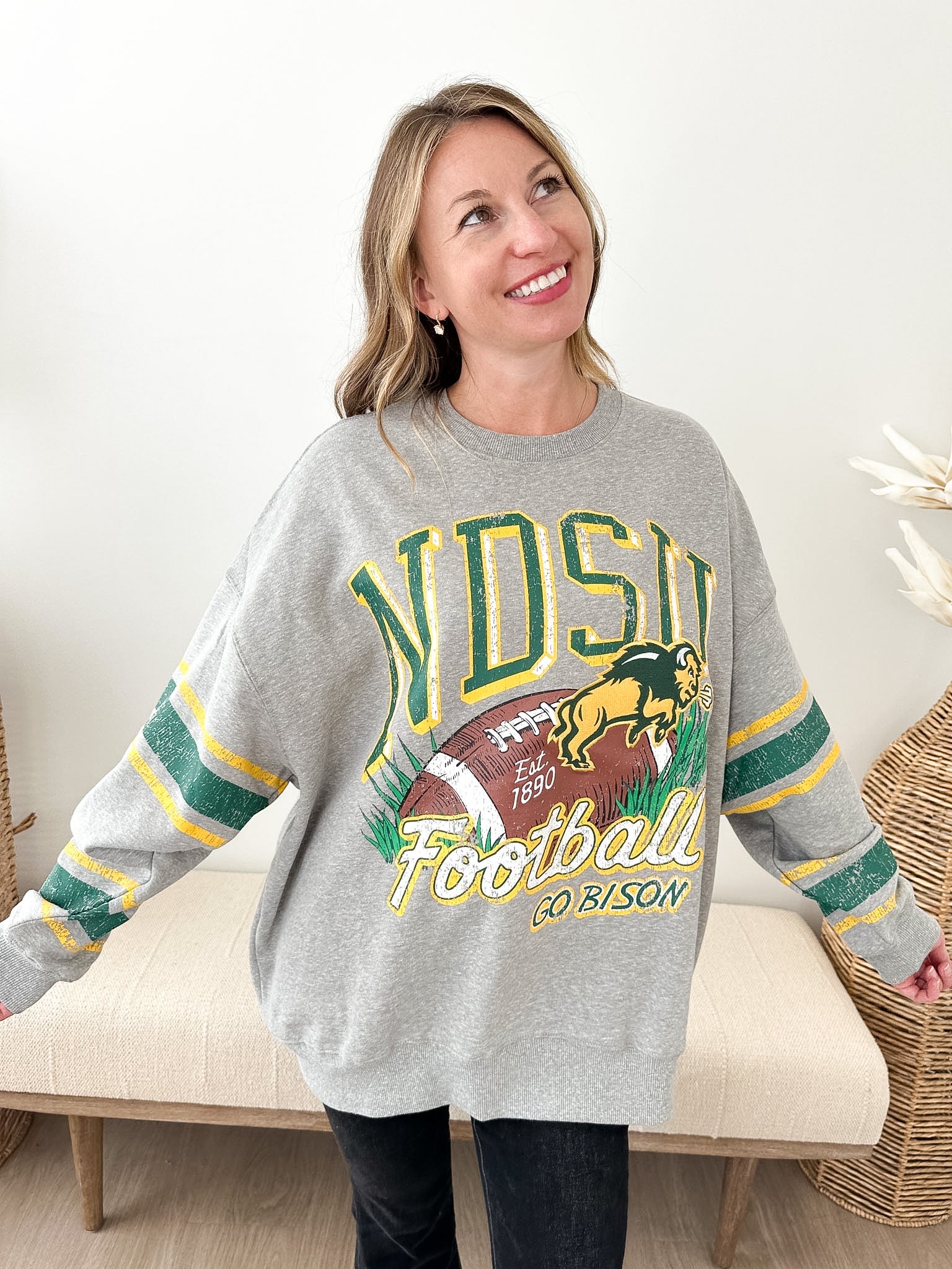 NDSU Langford Oversized Crew - The Nines