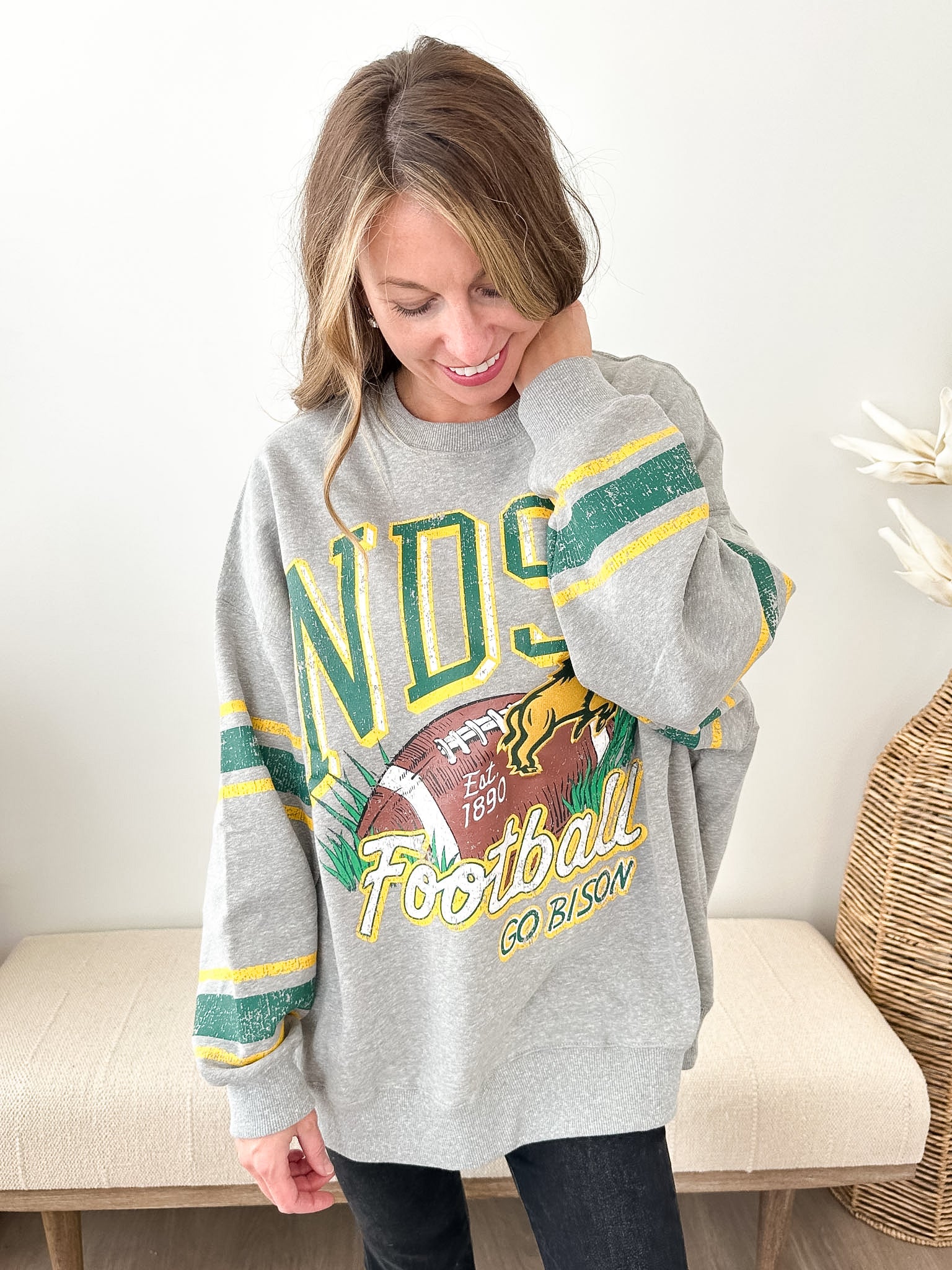 NDSU Langford Oversized Crew - The Nines