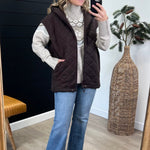 Rae Mode Quilted Hoodie Vest - 3 Colors! - The Nines