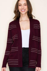 Stitched Cardigans - 4 Colors!