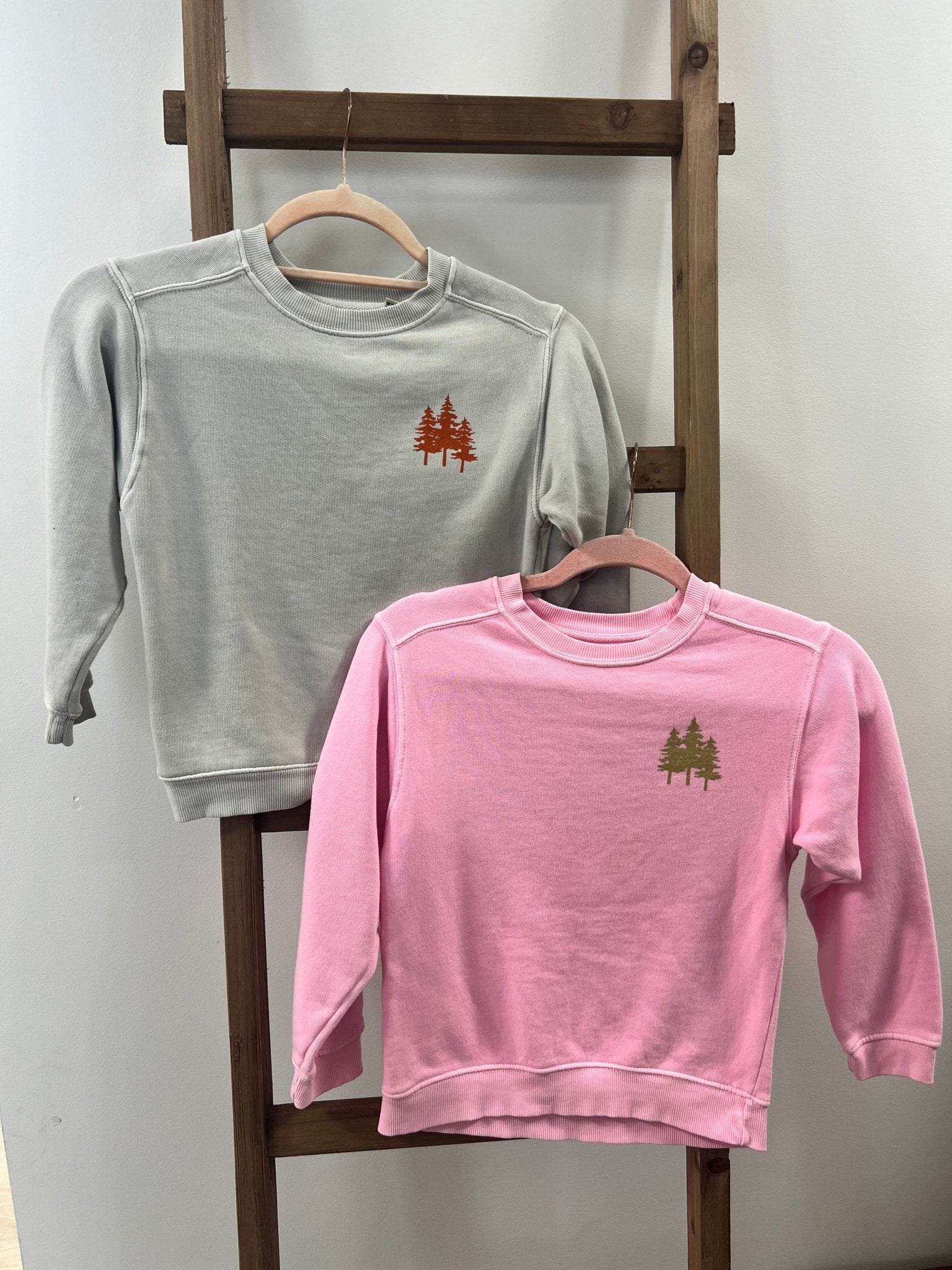 Kids Pines & Notes Sweatshirt - 2 colors! - The Nines