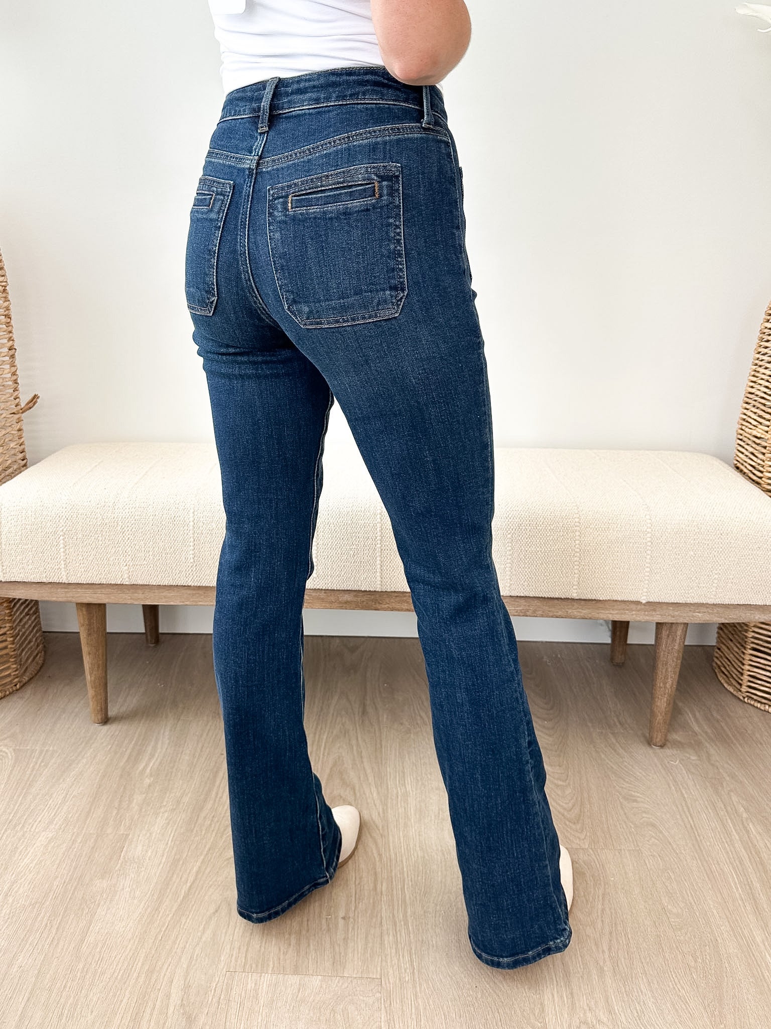 KUT From The Kloth Ana High Rise Flare Jean - The Nines