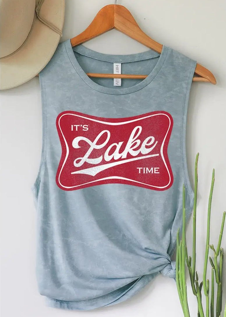"It’s Lake Time" Tank - The Nines