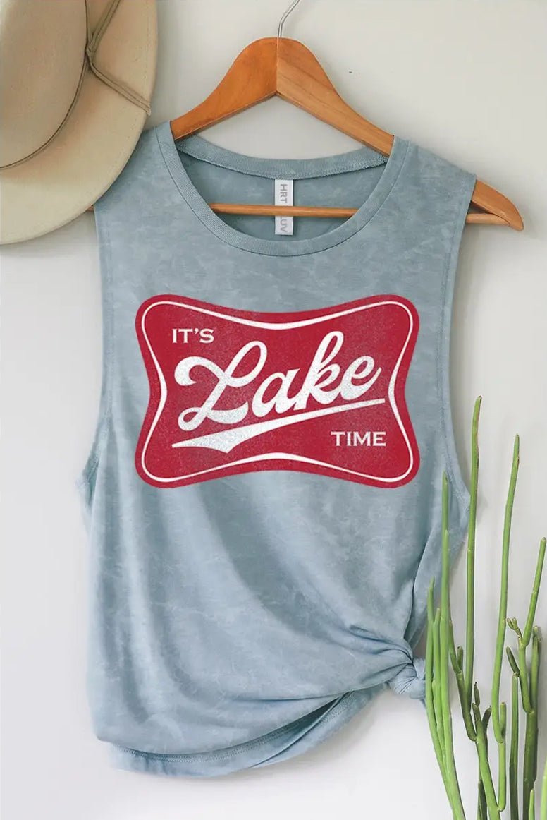 "It’s Lake Time" Tank - The Nines