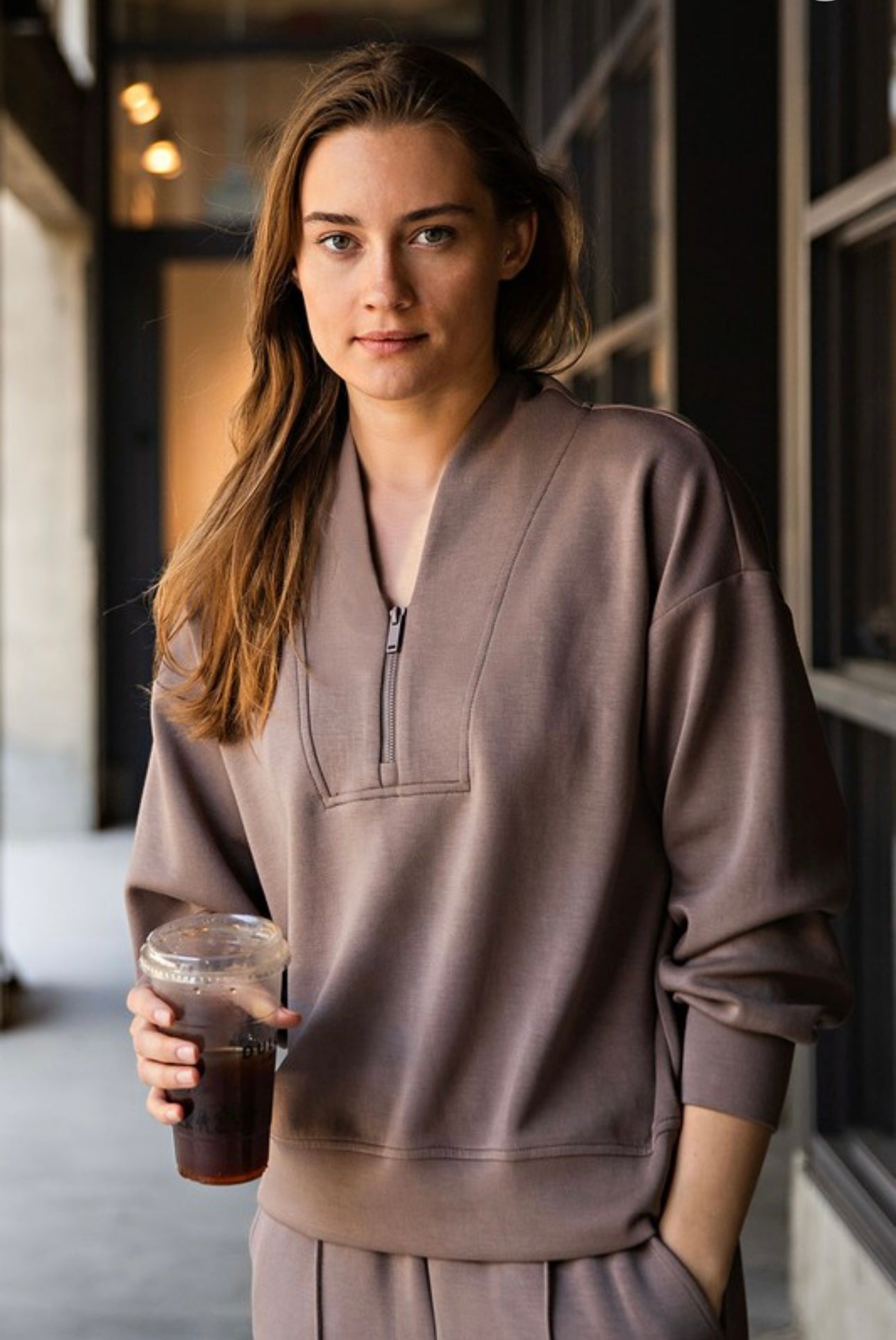 Luxe Scuba Half Zip Pullovers - 7 Colors! - The Nines