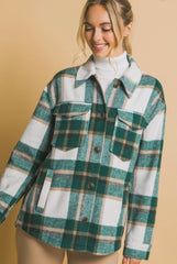 Starting Fresh Plaid Shacket