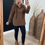 Finding Joy In The Ordinary Textured Striped Hoodie - 2 colors! - The Nines