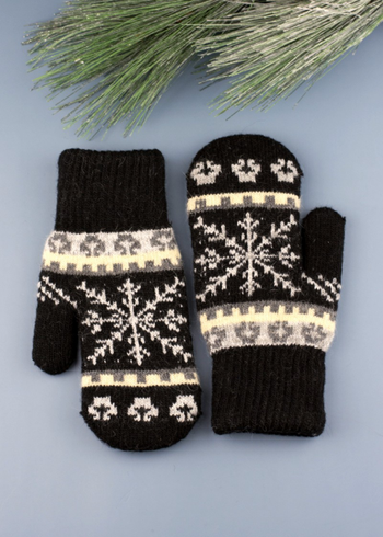 Nordic Snowflake Mittens - 2 Colors!