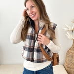 Reversible Cropped Puffer Vest - 2 Colors! - The Nines