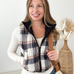 Reversible Cropped Puffer Vest - 2 Colors! - The Nines