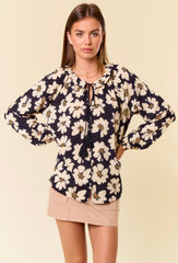 All The Right Reasons Floral Tops - 2 Colors!