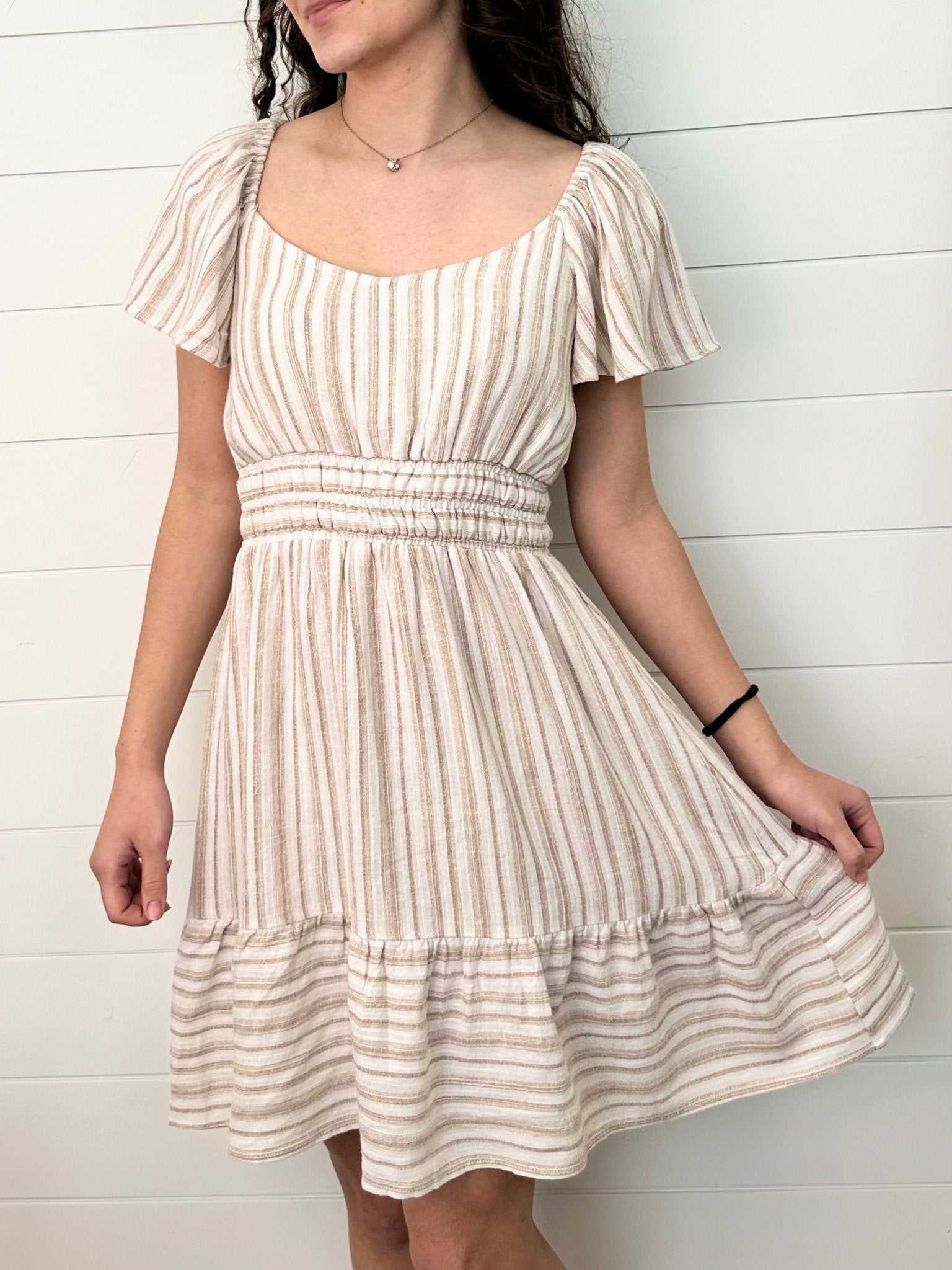 Sunlit Stripes Sundress - 2 Colors! - The Nines