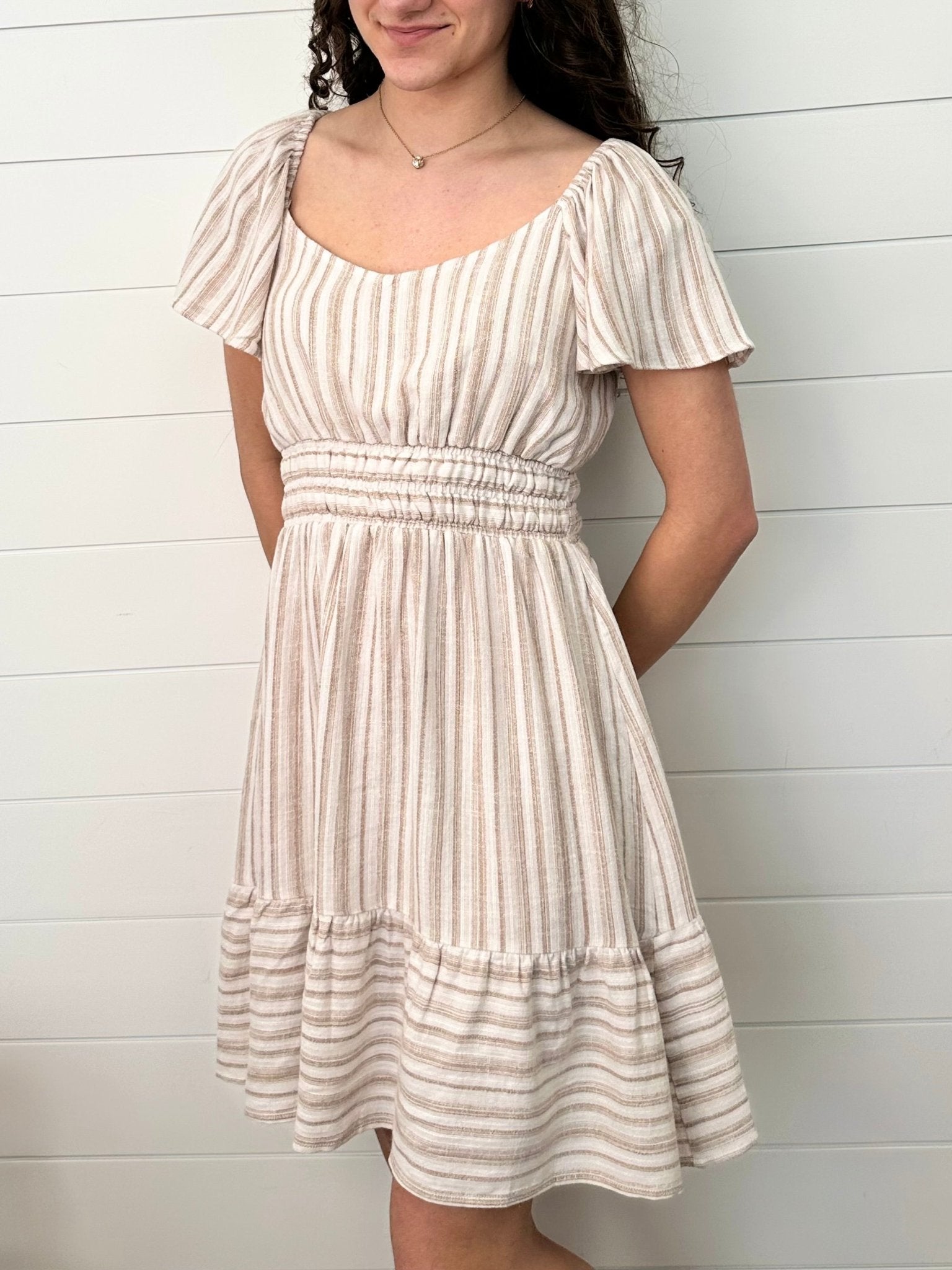 Sunlit Stripes Sundress - 2 Colors! - The Nines
