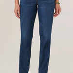 Democracy Patriot Indigo Wash Ab Solution Straight Leg Jeans - The Nines
