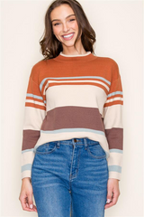 Pumpkin Everything Mock Sweater - FINAL SALE