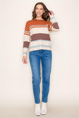 Pumpkin Everything Mock Sweater - FINAL SALE