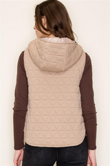 Quilted Hooded Vests - 3 Colors!