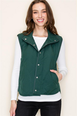 Hunter Green Quilted Vest