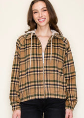 The Andi Plaid Hooded Shacket - 3 Colors! - FINAL SALE