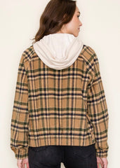 The Andi Plaid Hooded Shacket - 3 Colors! - FINAL SALE