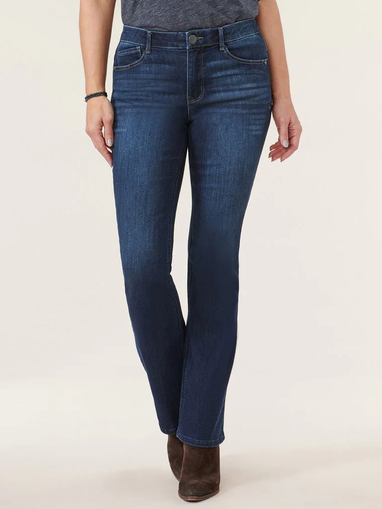 34" Democracy Ab Solution High Rise Cascading "D" Itty Bitty Bootcut Tall Jean - FINAL SALE! - The Nines